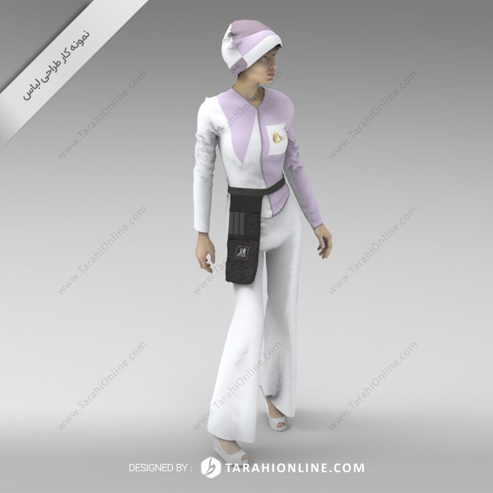 طراحی لباس کار برای آرایشگر 1